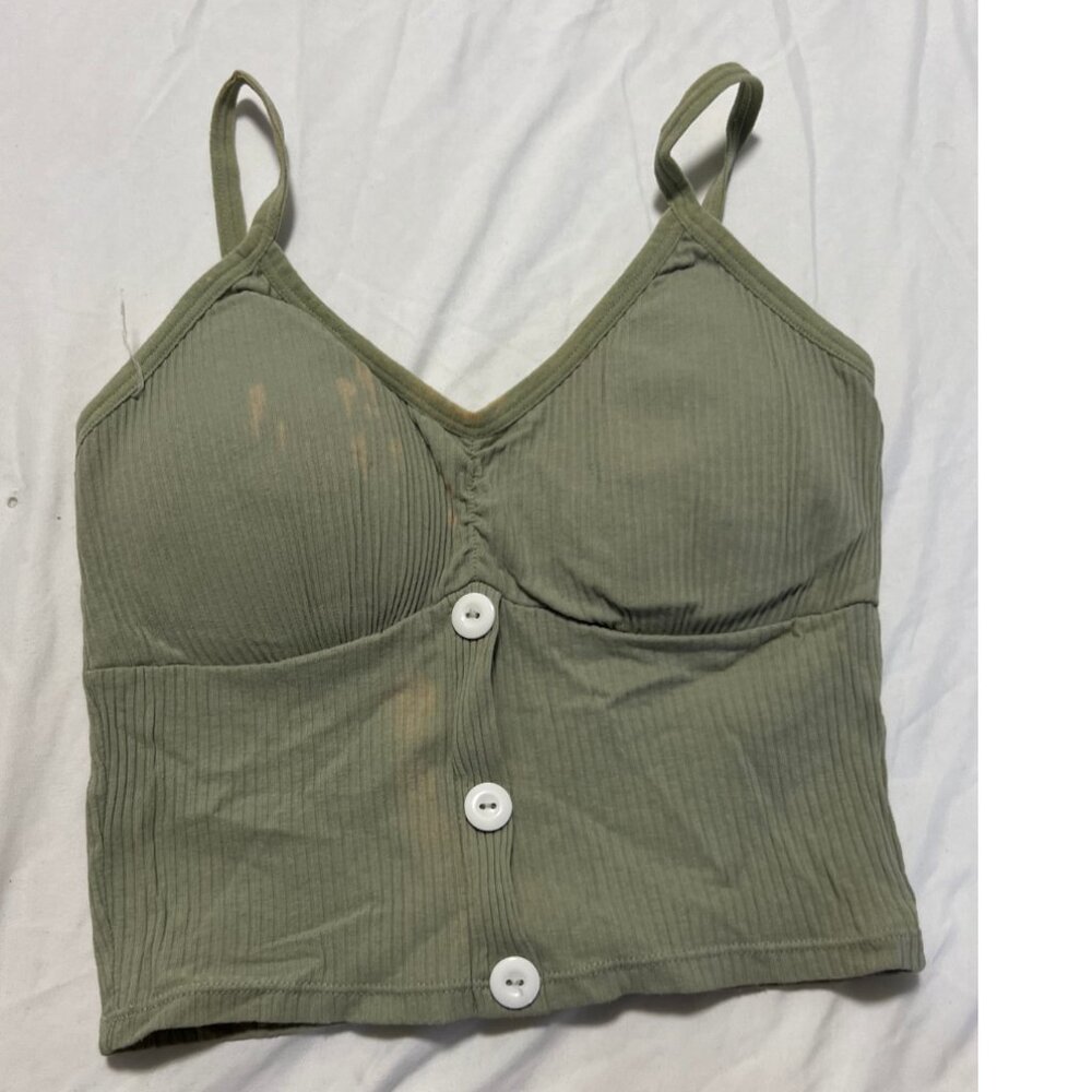 Green tank top